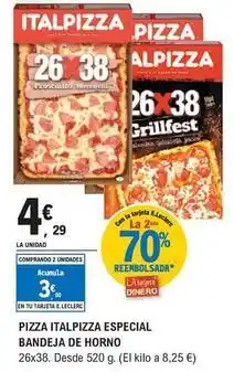 E.Leclerc Italpizza - pizza especial bandeja de horno oferta
