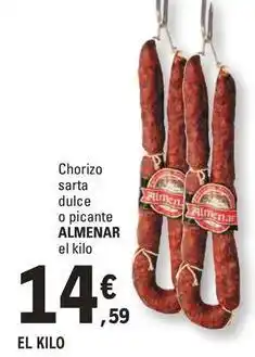 E.Leclerc Almenar - chorizo sarta dulce o picante oferta