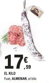 E.Leclerc Almenar - el kilo fuet, almenar oferta