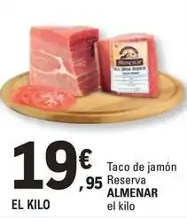 E.Leclerc Almenar - taco de jamon reserva oferta
