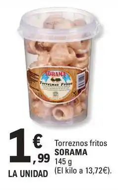 E.Leclerc Sorama - torreznos fritos oferta