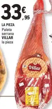 E.Leclerc Villar - paleta serrana oferta