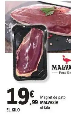 E.Leclerc Malvasia - magret de pato oferta