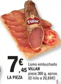E.Leclerc Villar - lomo embuchado oferta