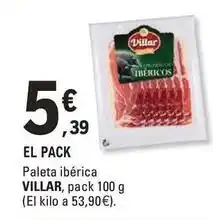 E.Leclerc Villar - paleta iberica oferta