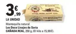 E.Leclerc Cañada real - mantequilla natural los doce linajes de soria oferta