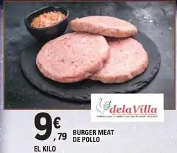 E.Leclerc Delaviuda - burger meat de pollo oferta