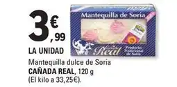 E.Leclerc Cañada real - mantequilla dulce de soria oferta