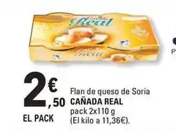 E.Leclerc Cañada real - flan de queso de soria oferta