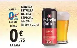 E.Leclerc Estrella galicia - cerveza especial oferta