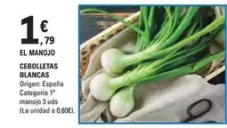E.Leclerc Origen - el manojo cebolletas blancas oferta