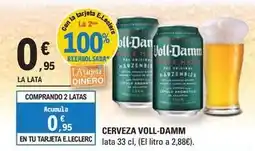 E.Leclerc Voll-damm - cerveza oferta