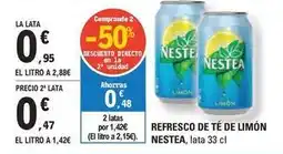 E.Leclerc Nestea - refresco de te de limon oferta