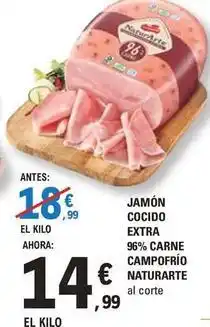E.Leclerc Body natur - jamon cocido extra 96% carne campofrío oferta