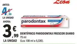 E.Leclerc Parodontax - dentífrico frescor diario oferta