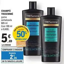 E.Leclerc Tresemmé - champú oferta