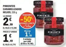 E.Leclerc Helios - pimientos caramelizados oferta