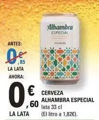 E.Leclerc Alhambra - cerveza especial oferta