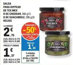 E.Leclerc Helios - salsa para dipper de tex mex o de cheddar oferta