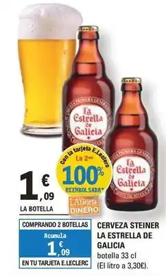 E.Leclerc Estrella galicia - cerveza oferta