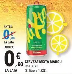 E.Leclerc Mahou - cerveza mixta oferta