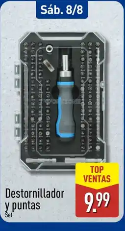 ALDI Destornillador y puntas oferta