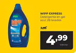 Alimerka Wipp express - detergente en gel azul oferta