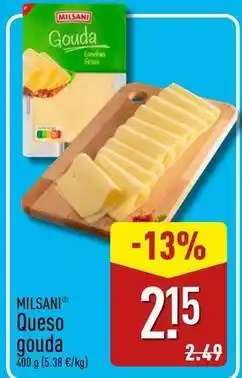 ALDI Milsani - queso gouda oferta