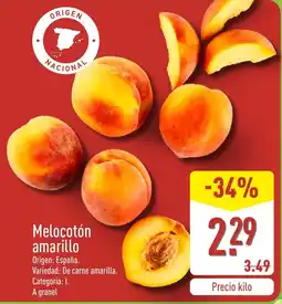 ALDI Melocotón amarillo oferta