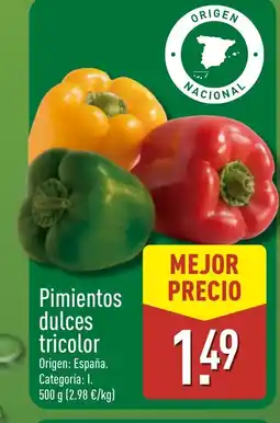 ALDI Pimientos dulces tricolor oferta