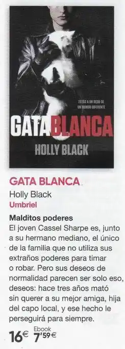 Fnac Gata blanca oferta