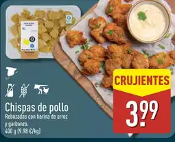 ALDI Chispas de pollo oferta
