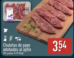ALDI Chuletas de pavo adobadas al ajillo oferta