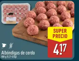 ALDI Albóndigas de cerdo oferta