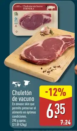 ALDI Chuletón sin hueso oferta