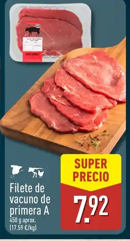 ALDI Filete de vacuno de primera oferta