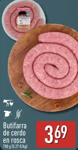ALDI Butifarra de cerdo en rosca oferta