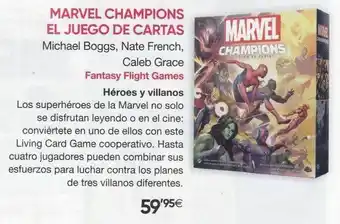 Fnac Marvel champions el juego de cartas oferta