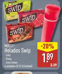 ALDI MUCCI Helados Swip oferta