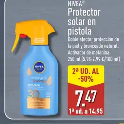 ALDI NIVEA Protector solar en pistola oferta