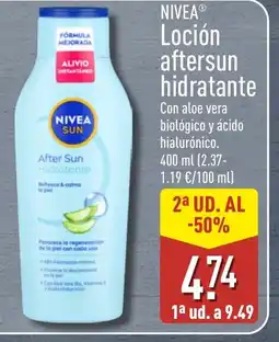 ALDI NIVEA Loción aftersun hidratante oferta