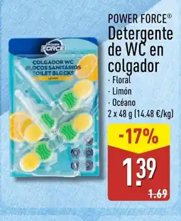 ALDI POWER FORCE Detergente de WC en colgador oferta