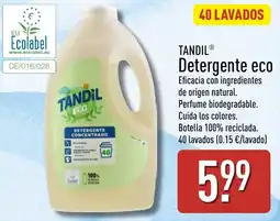 ALDI TANDIL Detergente eco oferta