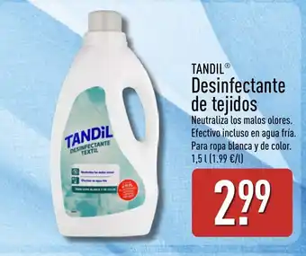 ALDI TANDIL Desinfectante de tejidos oferta