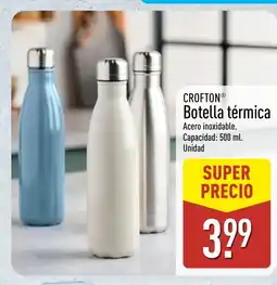 ALDI CROFTON Botella térmica oferta