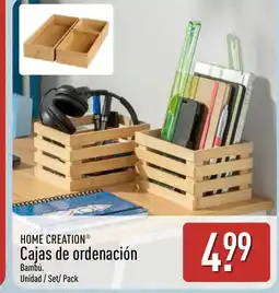 ALDI HOME CREATION Cajas de ordenación oferta