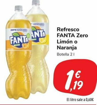 Carrefour Market Refresco fanta zero limón o naranja oferta