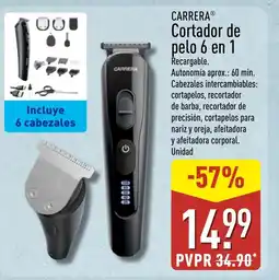 ALDI CARRERA Cortador de pelo 6 en 1 oferta