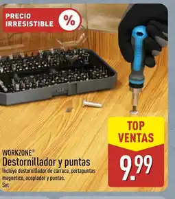 ALDI WORKZONE Destornillador y puntas oferta