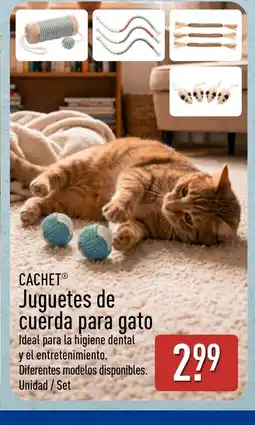 ALDI CACHET Juguetes de cuerda para gato oferta